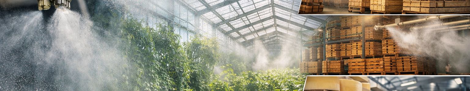 Atomizery do nawilżania powietrza – precyzyjna kontrola wilgotności w każdym środowisku