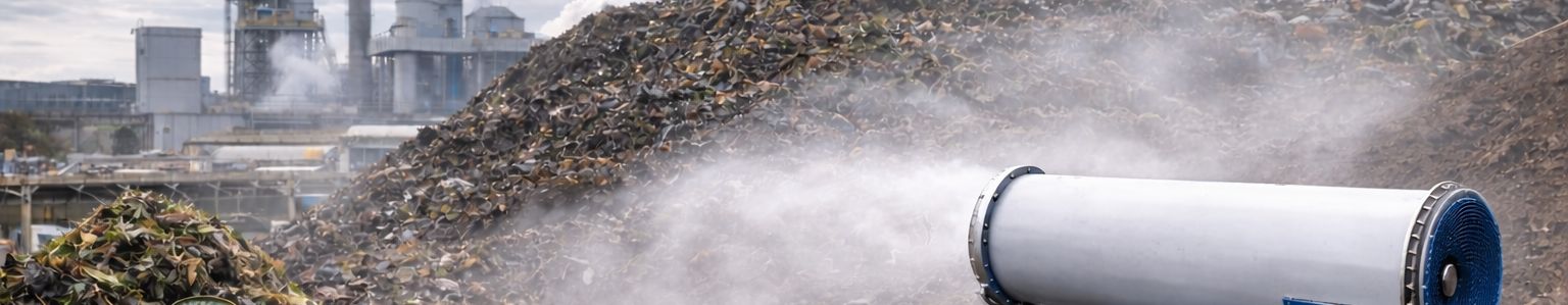 Kontrola zapachów i pylenia za pomocą armatki wodnej