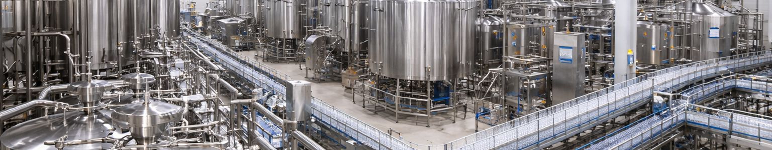 Przemysł spożywczy – instalacje produkcyjne i systemy mycia